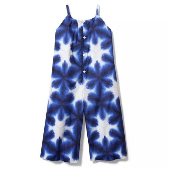 Janie and Jack Shibori Halter Jumpsuit - Picture 2 of 10